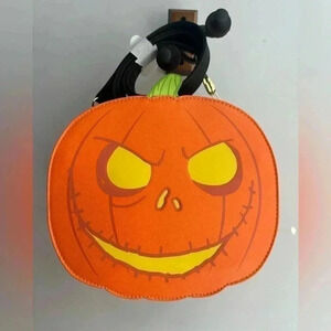 Loungefly Nightmare Before Christmas Jack O Lantern Glows in Dark Crossbody NWT
